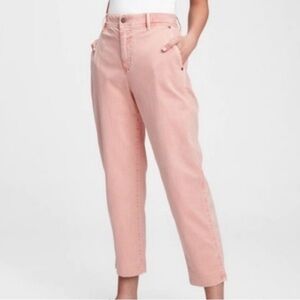 GAP NWT Barrel Khacki High-rise Pink Jeans